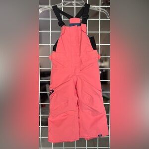 Roxy Pink Kids snowbib Overalls